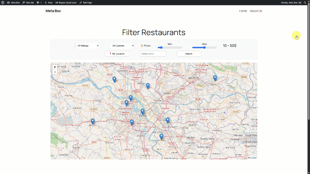 The filters are showing now, but they're not working yet
