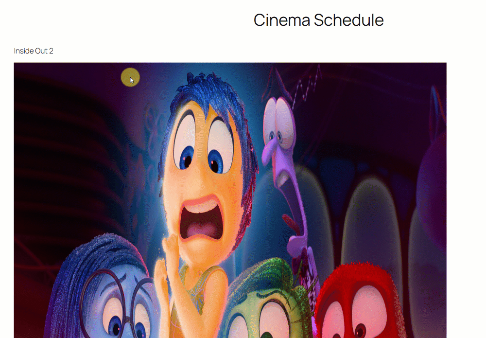 Information display without styling