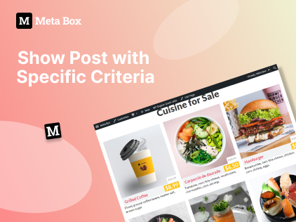 showing post with specific criteria