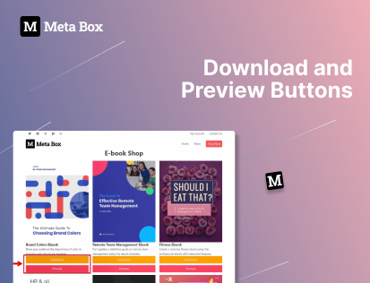 creating download and preview buttons