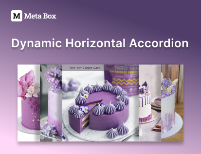 Create horizontal post accordion