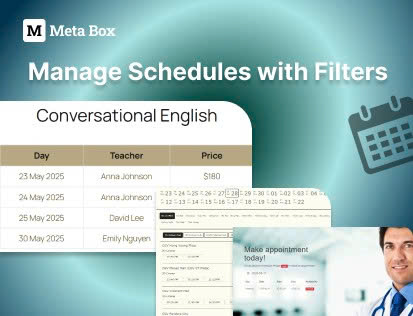 manage and displaying course schedule
